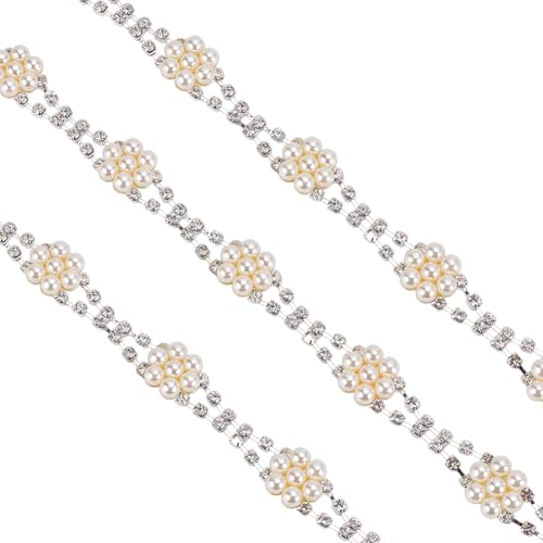 FREEBLOSS 91 cm lange Kristall-Strass-Kette zum Nähen von Strass-Ketten, Strassapplikationen, Perlen, Strass, Brautverzierungen für Hochzeitskleid FREEBLOSS 91 cm lange Kristall-Strass-Kette zum Nähen von Strass-Ketten, Strassapplikationen, Perlen, Strass, Brautverzierungen für Hochzeitskleid von FREEBLOSS