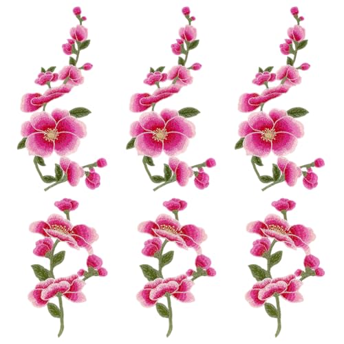 FREEBLOSS Bestickte Applikationen zum Aufnähen, 2 Stile, Blumenapplikationen, Verzierungen, zum Aufnähen, für Kleider, Stickerei, Reparaturflicken zum Nähen, Basteln, 6 Stück FREEBLOSS Bestickte Applikationen zum Aufnähen, 2 Stile, Blumenapplikationen, Verzierungen, zum Aufnähen, für Kleider, Stickerei, Reparaturflicken zum Nähen, Basteln, 6 Stück von FREEBLOSS