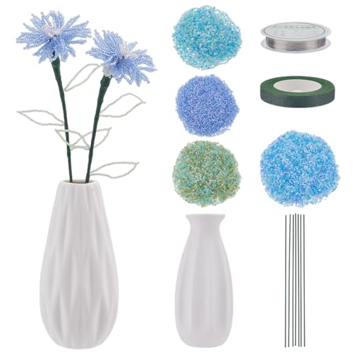 FREEBLOSS DIY Perlenblumen Set Blumenperlen Set Blumenbastelset Für Anfänger Mit Anleitung Perlenblumenstrauß Set Bastelzubehör Für Kunstblumen FREEBLOSS DIY Perlenblumen Set Blumenperlen Set Blumenbastelset Für Anfänger Mit Anleitung Perlenblumenstrauß Set Bastelzubehör Für Kunstblumen von FREEBLOSS