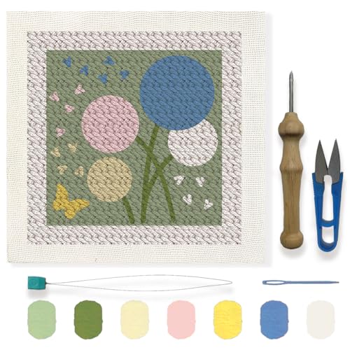 FREEBLOSS DIY Punch Needle Kit, Löwenzahn Punch Stickerei Set, Punch Needle Stickerei, Wandbehang, Malerei, Punch Needle Kit Für Anfänger, Poke Embroidery, Löwenzahn Raumdekor, Bereits Gerahmt FREEBLOSS DIY Punch Needle Kit, Löwenzahn Punch Stickerei Set, Punch Needle Stickerei, Wandbehang, Malerei, Punch Needle Kit Für Anfänger, Poke Embroidery, Löwenzahn Raumdekor, Bereits Gerahmt von FREEBLOSS