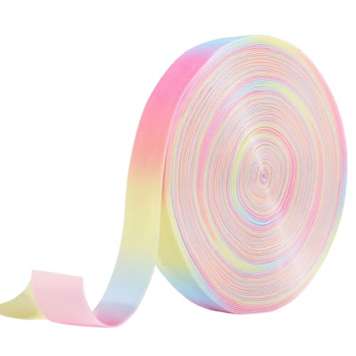 FREEBLOSS Pastell-Samtband, Regenbogen-Satinband, mehrfarbig, für Geschenkverpackungen, Hochzeit, Geburtstag, Party, Dekoration, Haarschleifen, 22,5 cm breit FREEBLOSS Pastell-Samtband, Regenbogen-Satinband, mehrfarbig, für Geschenkverpackungen, Hochzeit, Geburtstag, Party, Dekoration, Haarschleifen, 22,5 cm breit von FREEBLOSS