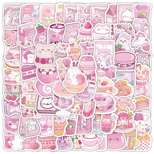 Niedliche Snack-Aufkleber, rosa Lebensmittelaufkleber, Getränkeaufkleber, Kawaii, kleine Getränkeaufkleber, dekorative Maskierungsaufkleber zum Personalisieren von Laptop, Sammelalbum, Tagesplaner Niedliche Snack-Aufkleber, rosa Lebensmittelaufkleber, Getränkeaufkleber, Kawaii, kleine Getränkeaufkleber, dekorative Maskierungsaufkleber zum Personalisieren von Laptop, Sammelalbum, Tagesplaner von FRESHOER