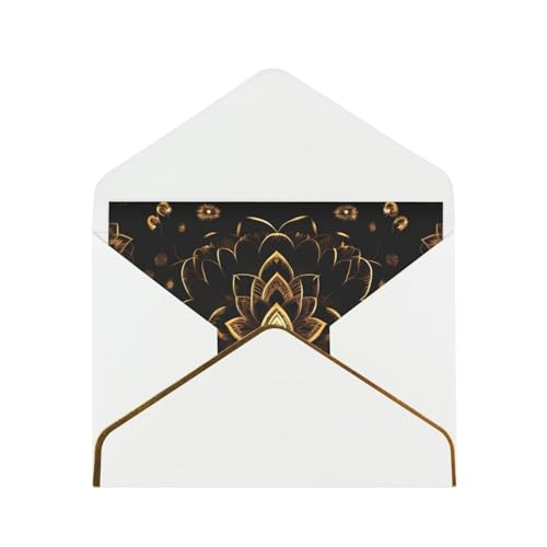 FRESQA Goldfarbene Lotusblumen, ideal für Hochzeiten, Freundschaften und Feiertage, hergestellt aus hochwertigem Perlglanz-Papier von FRESQA