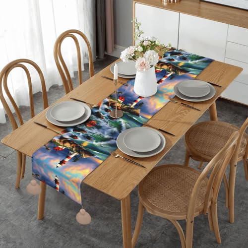 Leuchtturm Diamond Painting Weihnachten Dekoration Tischläufer - Party Tisch Banner Esstisch Dekoartikel Leuchtturm Diamond Painting Weihnachten Dekoration Tischläufer - Party Tisch Banner Esstisch Dekoartikel von FRESQA