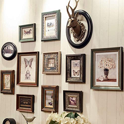 Bilderrahmen Wand Tischrahmen Multi Picture Bilderrahmen Wand Set Holz Bilderrahmen Sets, Multi Pack Bilderrahmen Wert Set, 11 Stück Bilderrahmen Wall Gallery Kit mit dekorativer Art Prints & Hanging Bilderrahmen Wand Tischrahmen Multi Picture Bilderrahmen Wand Set Holz Bilderrahmen Sets, Multi Pack Bilderrahmen Wert Set, 11 Stück Bilderrahmen Wall Gallery Kit mit dekorativer Art Prints & Hanging von FRINZA