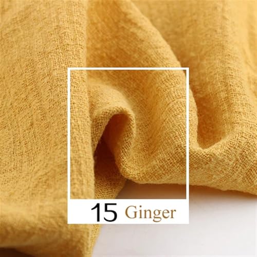 FRINZA Spitzen-esstischdecke Esstischweg mit Retro-Gratstruktur, Tischläufer aus Baumwollgaze, personalisierte Vintage-Hochzeitsküche, Stuhldekoration(15 Ginger,65x200cm) von FRINZA