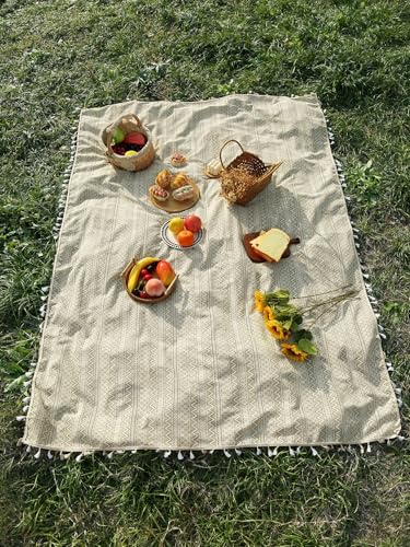 FRINZA Spitzen-esstischdecke Vintage-Tischdecke, Spitze, rechteckige Esstisch Tuch, wasserabweisend und knitterfrei, Picknickdecken(150x250cm) von FRINZA