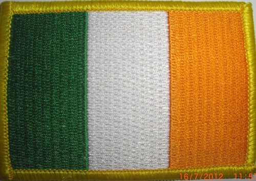Irland Aufbügler Aufnäher Patch Fahne Flagge von FRIP –Versand
