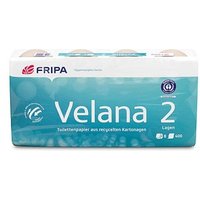 FRIPA Toilettenpapier Velana 2-lagig Recyclingpapier, 8 Rollen von FRIPA