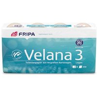 FRIPA Toilettenpapier Velana 3-lagig Recyclingpapier, 8 Rollen von FRIPA
