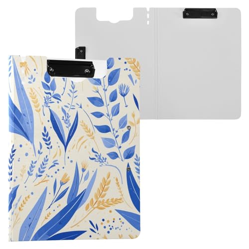 Klemmbrett mit Mappe, dunkelhimmelblau, Weizen, A4, Klemmbrett, Folio, doppelte Metallklammern, Stifthalter, Schulklemmbrett mit festem Einband Klemmbrett mit Mappe, dunkelhimmelblau, Weizen, A4, Klemmbrett, Folio, doppelte Metallklammern, Stifthalter, Schulklemmbrett mit festem Einband von FRODOTGV