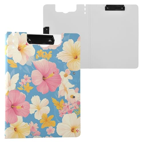 Klemmbrett mit Mappe, rosa Hibiskusblume, A4, Clipfolio horizontal und vertikal, Doppelklammern, Stillklemmbrett mit Abdeckung Klemmbrett mit Mappe, rosa Hibiskusblume, A4, Clipfolio horizontal und vertikal, Doppelklammern, Stillklemmbrett mit Abdeckung von FRODOTGV