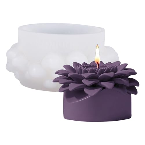 Blumensäulen-Formen für Epoxidharz, Seife, geprägte Blume, Zylinderform, Silikonformen für Heimdekoration, Silikon Blumensäulen-Formen für Epoxidharz, Seife, geprägte Blume, Zylinderform, Silikonformen für Heimdekoration, Silikon von FROMCEO