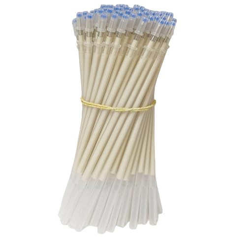 FROMCEO 100 Stück radierbare Stoff-Nachfüllungen, löschbarer Stoffmarker, Hochtemperatur-Tinten, Nachfüllpackungen, wärmelöschbarer Stift von FROMCEO