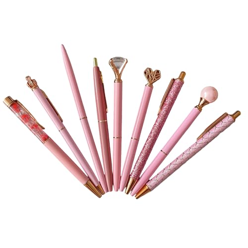 FROMCEO 9 Stück einziehbarer Kugelschreiber, nachfüllbar, Business-Stift, Drehbewegung, reibungsloses Schreiben FROMCEO 9 Stück einziehbarer Kugelschreiber, nachfüllbar, Business-Stift, Drehbewegung, reibungsloses Schreiben von FROMCEO
