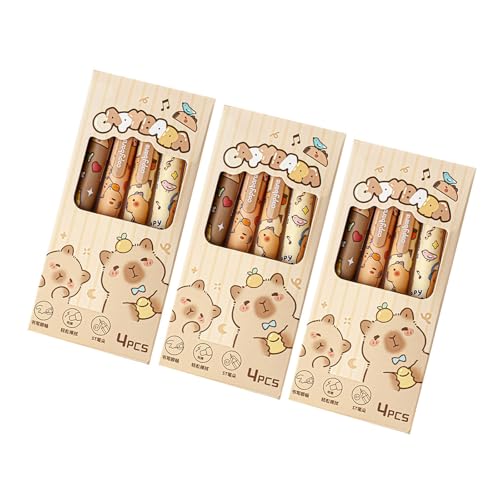 FROMCEO Löschbarer Cartoon-Stift, einziehbar, radierbar, 0,5 mm, glatt, zum Schreiben, für Schule, Büro, Schreiben, Notizen, 12 Stück FROMCEO Löschbarer Cartoon-Stift, einziehbar, radierbar, 0,5 mm, glatt, zum Schreiben, für Schule, Büro, Schreiben, Notizen, 12 Stück von FROMCEO