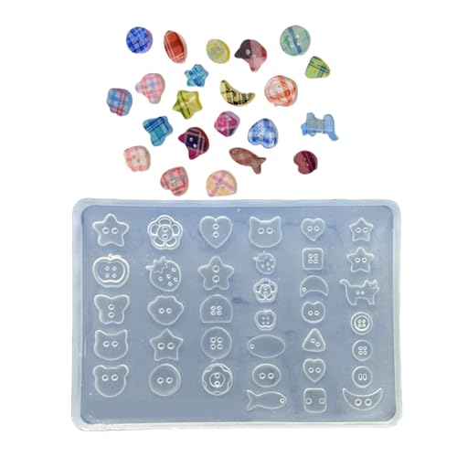 Nagelverzierung, weiches Silikon, Knopf-Anhänger für lange Maniküre, Kunstkreation, Nageldekoration Nagelverzierung, weiches Silikon, Knopf-Anhänger für lange Maniküre, Kunstkreation, Nageldekoration von FROMCEO