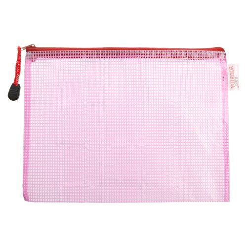 Schreibwaren-Aufbewahrungsmappe, Mappe, Netzstoff, Reißverschluss, Dokumentenmappen, Schule, Bürobedarf, Make-up-Taschen, 1 Paar Schreibwaren-Aufbewahrungsmappe, Mappe, Netzstoff, Reißverschluss, Dokumentenmappen, Schule, Bürobedarf, Make-up-Taschen, 1 Paar von FROMCEO