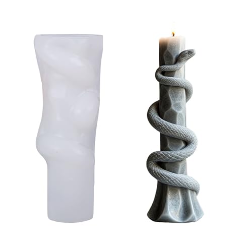 Silikonform mit Blume, Schlangen, Säulen, Ornamente, Gießen, Epoxidharz, Bastelbedarf von FROMCEO