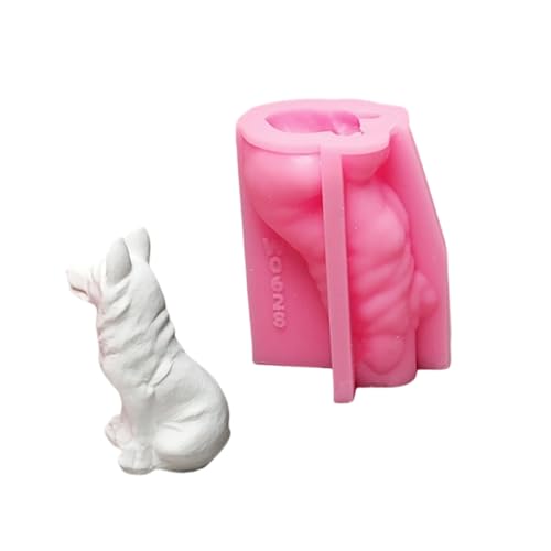 Silikonformen mit Hundestatue, Zement-Ton, Silikonformen für Seifenherstellung, Fondant für Schokolade, pädagogisches Bastelwerkzeug Silikonformen mit Hundestatue, Zement-Ton, Silikonformen für Seifenherstellung, Fondant für Schokolade, pädagogisches Bastelwerkzeug von FROMCEO