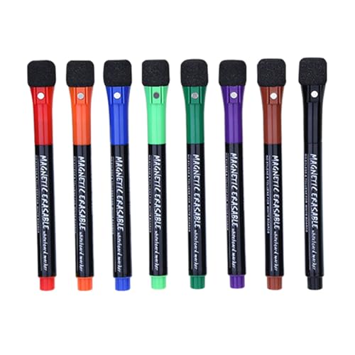 Whiteboard-Marker, Whiteboard-Stift, Folienstift, Whiteboard-Marker, trocken abwischbar, 8 Stück von FROMCEO