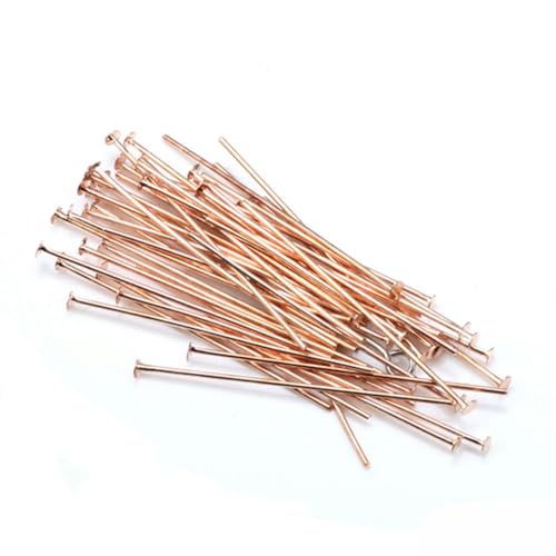 200 Stück/Menge, 35 mm Durchmesser, 0,6/0,8 mm, Flache Kopfstifte, Gold/Bronze/Rhodium/Roségold, Nietstifte für Schmuckherstellung, DIY-Zubehör, Roségold T 200 Stück, Durchmesser 0,6 mm, 35 cm 200 Stück/Menge, 35 mm Durchmesser, 0,6/0,8 mm, Flache Kopfstifte, Gold/Bronze/Rhodium/Roségold, Nietstifte für Schmuckherstellung, DIY-Zubehör, Roségold T 200 Stück, Durchmesser 0,6 mm, 35 cm von FROON
