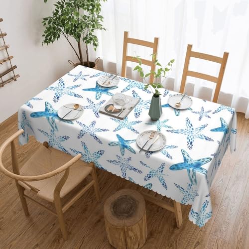 FROON Elegante rechteckige Tischdecke mit niedlichem Seestern aus Spitze – perfekt zum Schutz und Dekorieren Ihres Esstisches FROON Elegante rechteckige Tischdecke mit niedlichem Seestern aus Spitze – perfekt zum Schutz und Dekorieren Ihres Esstisches von FROON