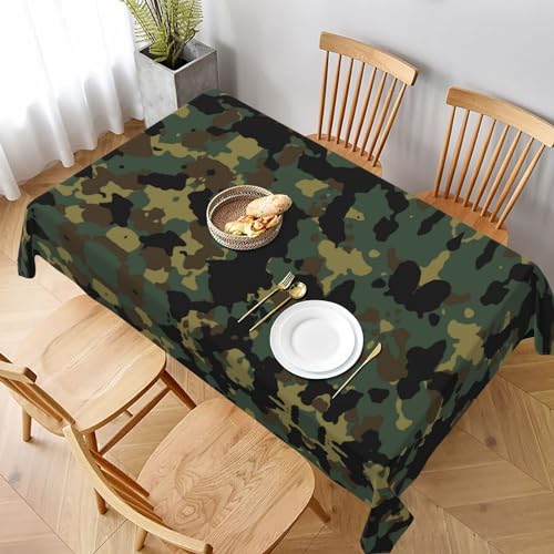 Hochwertige Tischdecke mit Tarnmuster, wasserabweisender Stoff, perfekt als Tischschutz und Dekoration Hochwertige Tischdecke mit Tarnmuster, wasserabweisender Stoff, perfekt als Tischschutz und Dekoration von FROON