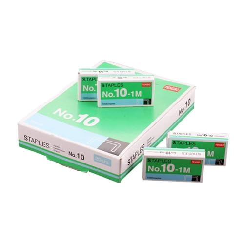 1000 Stück/Box, Größe Nr. 10, Heftklammern, Box für Desktop-Hefter, Zubehör, Schreibwaren, Heftklammern, Metallwerkzeuge, Y1D5, Tapetool, Büro, Normal 1000 Stück/Box, Größe Nr. 10, Heftklammern, Box für Desktop-Hefter, Zubehör, Schreibwaren, Heftklammern, Metallwerkzeuge, Y1D5, Tapetool, Büro, Normal von FROVOL