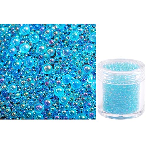 Glasperlen, Epoxid-Füllung, Mini-Bunt, für DIY-Silikonfüller, Harz, Epoxidharz, N2E8 De Art Nail von FROVOL