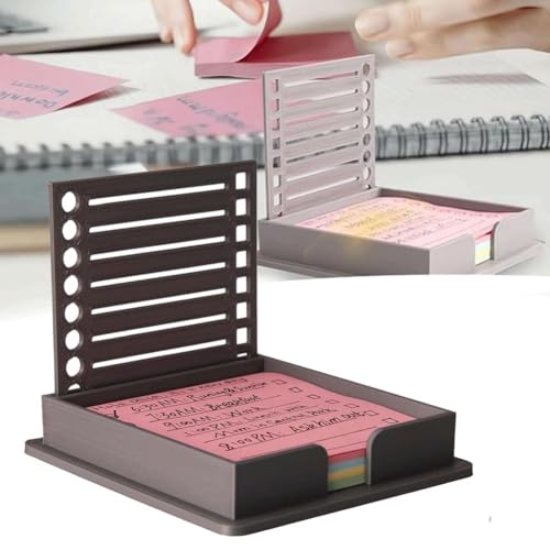 Haftnotiz-Schablone, Notizvorlage, Haftnotizen mit Schablone, Haftspender, Memo mit Block-Organizer, kreisförmige Notizen Haftnotiz-Schablone, Notizvorlage, Haftnotizen mit Schablone, Haftspender, Memo mit Block-Organizer, kreisförmige Notizen von FROVOL