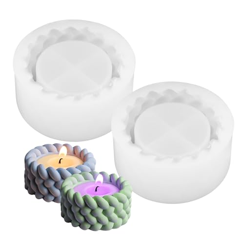 FRUHLING 2 Stück Silikonform Kerzenhalter Teelichthalter Gießformen Silikon Kerzenständer Silikonform Blumentopf Form Epoxidharz DIY Beton Formen für Kerzen Blumentöpfe FRUHLING 2 Stück Silikonform Kerzenhalter Teelichthalter Gießformen Silikon Kerzenständer Silikonform Blumentopf Form Epoxidharz DIY Beton Formen für Kerzen Blumentöpfe von FRUHLING