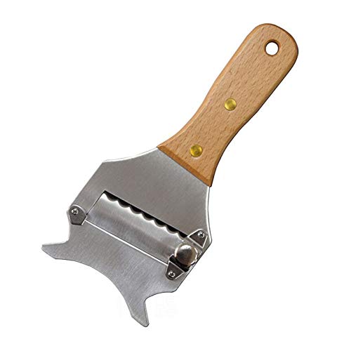 FRUTA Professioneller Trüffelschneider Schokoladenrasierer Käseschneider Edelstahl Gemüsehobel Holzgriff von FRUTA