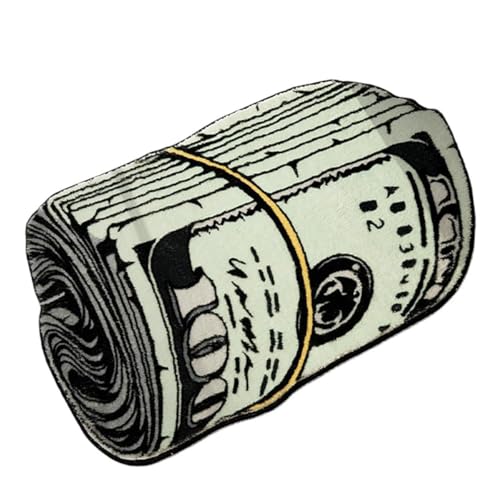 FRYSKYO Geld-Schlafzimmerteppiche, Kleine Teppiche, Überwurfteppich, Flippige, Trendige, Coole Badematte, rutschfest, Waschbar, Cartoon-Kinderbadezimmerteppiche, Dekor FRYSKYO Geld-Schlafzimmerteppiche, Kleine Teppiche, Überwurfteppich, Flippige, Trendige, Coole Badematte, rutschfest, Waschbar, Cartoon-Kinderbadezimmerteppiche, Dekor von FRYSKYO