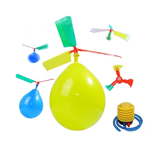 FSAON Luftballon-Spielzeug für Kinder, Raketen-Jet-Propeller-Spielzeug, für Jungen und Mädchen, Weihnachtsgeschenke zum Spielen im Freien, mit Luftpumpe, 10 Stück FSAON Luftballon-Spielzeug für Kinder, Raketen-Jet-Propeller-Spielzeug, für Jungen und Mädchen, Weihnachtsgeschenke zum Spielen im Freien, mit Luftpumpe, 10 Stück von FSAON