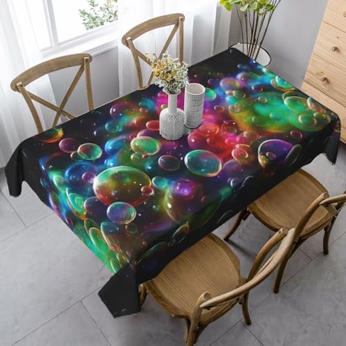 FSCEV Bunte Tischdecke, rechteckig, für Küche, Esszimmer, Innen- und Außenbereich FSCEV Bunte Tischdecke, rechteckig, für Küche, Esszimmer, Innen- und Außenbereich von FSCEV