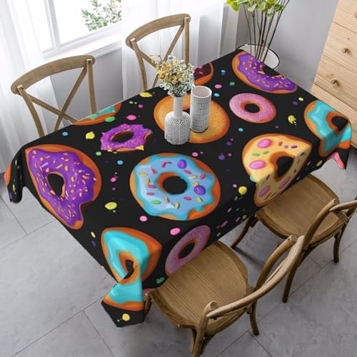 FSCEV Donut-Tischdecke, rechteckig, für Küche, Esszimmer, Innen- und Außenbereich FSCEV Donut-Tischdecke, rechteckig, für Küche, Esszimmer, Innen- und Außenbereich von FSCEV