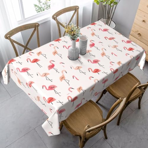 FSCEV Flamingo, Tischdecke, rechteckig, für Küche, Esszimmer, Innen- und Außenbereich von FSCEV