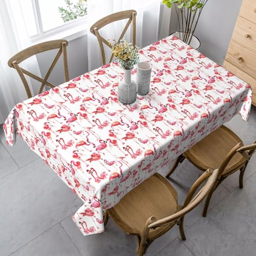 FSCEV Flamingos Tischdecke, rechteckig, für Küche, Esszimmer, Innen- und Außenbereich FSCEV Flamingos Tischdecke, rechteckig, für Küche, Esszimmer, Innen- und Außenbereich von FSCEV