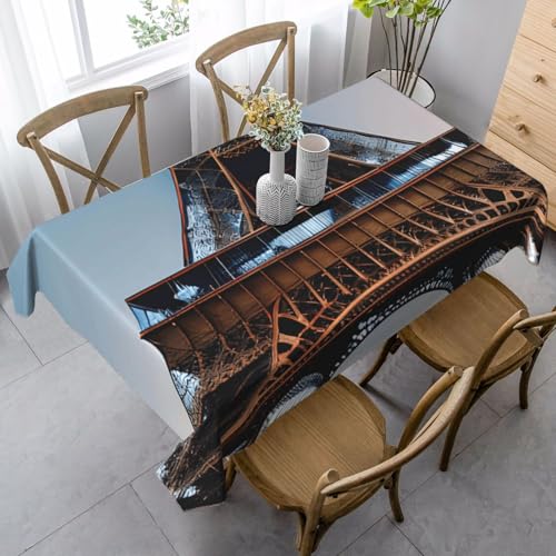 FSCEV Pariser Eiffelturm-Tischdecke, rechteckig, für Küche, Esszimmer, Innen- und Außenbereich FSCEV Pariser Eiffelturm-Tischdecke, rechteckig, für Küche, Esszimmer, Innen- und Außenbereich von FSCEV