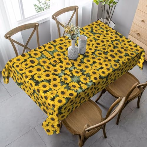 FSCEV Süße Sonnenblumen-Tischdecke, rechteckig, Schutz, Küche, Esszimmer, Innen- und Außendekoration FSCEV Süße Sonnenblumen-Tischdecke, rechteckig, Schutz, Küche, Esszimmer, Innen- und Außendekoration von FSCEV
