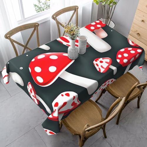 FSCEV Tischdecke, rechteckig, für Küche, Esszimmer, Innen- und Außenbereich, Rot / Weiß FSCEV Tischdecke, rechteckig, für Küche, Esszimmer, Innen- und Außenbereich, Rot / Weiß von FSCEV