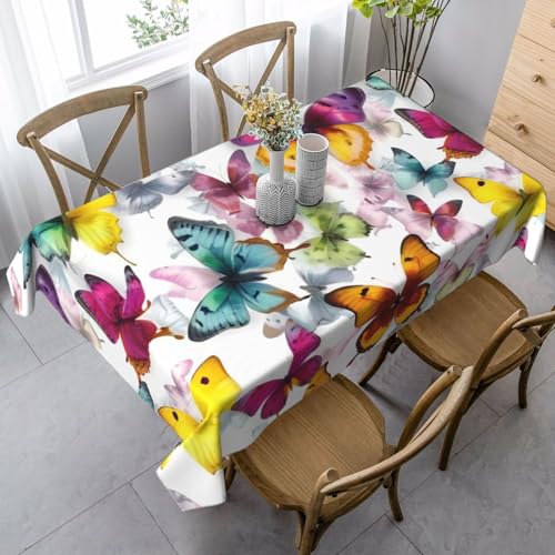 FSCEV Tischdecke, rechteckig, für Küche, Esszimmer, Innen- und Außenbereich von FSCEV