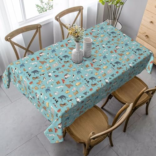 FSCEV Tischdecke, rechteckig, für Küche, Esszimmer, Innen- und Außenbereich FSCEV Tischdecke, rechteckig, für Küche, Esszimmer, Innen- und Außenbereich von FSCEV