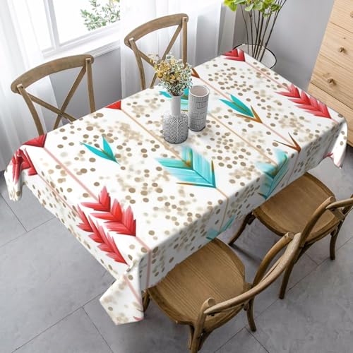 FSCEV Tischdecke mit Pfeilen, rechteckig, für Küche, Esszimmer, Innen- und Außenbereich von FSCEV