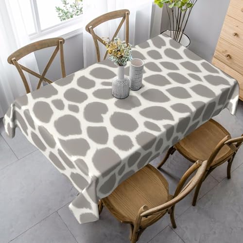 FSCEV Tischdecke mit braunem Leopardenmuster, rechteckig, für Küche, Esszimmer, Innen- und Außenbereich FSCEV Tischdecke mit braunem Leopardenmuster, rechteckig, für Küche, Esszimmer, Innen- und Außenbereich von FSCEV
