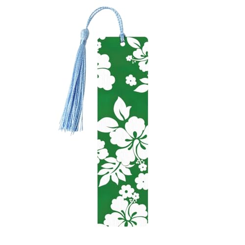 Hawaii-Blumen-Holz-Lesezeichen zum Basteln, hängende Etiketten, Ornamente, rechteckige Lesezeichen mit Löchern und Seilen Hawaii-Blumen-Holz-Lesezeichen zum Basteln, hängende Etiketten, Ornamente, rechteckige Lesezeichen mit Löchern und Seilen von FSCEV