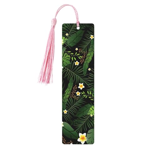 Hawaiianisches Lesezeichen aus Holz, zum Aufhängen, Ornamente, rechteckige Lesezeichen mit Löchern und Seilen Hawaiianisches Lesezeichen aus Holz, zum Aufhängen, Ornamente, rechteckige Lesezeichen mit Löchern und Seilen von FSCEV