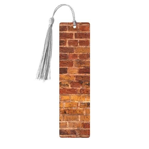 Industrielle Ziegelmauer-Hintergrund, Holz-Lesezeichen, Basteln, hängende Etiketten, Ornamente, rechteckige Lesezeichen mit Löchern und Seilen Industrielle Ziegelmauer-Hintergrund, Holz-Lesezeichen, Basteln, hängende Etiketten, Ornamente, rechteckige Lesezeichen mit Löchern und Seilen von FSCEV