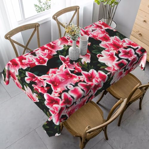 Tischdecke, rechteckig, für Küche, Esszimmer, Innen- und Außenbereich, Rosa von FSCEV